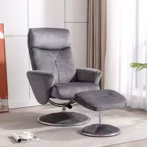 Global Furniture Alliance Paddington Swivel Recliner - Available in 4 Colours