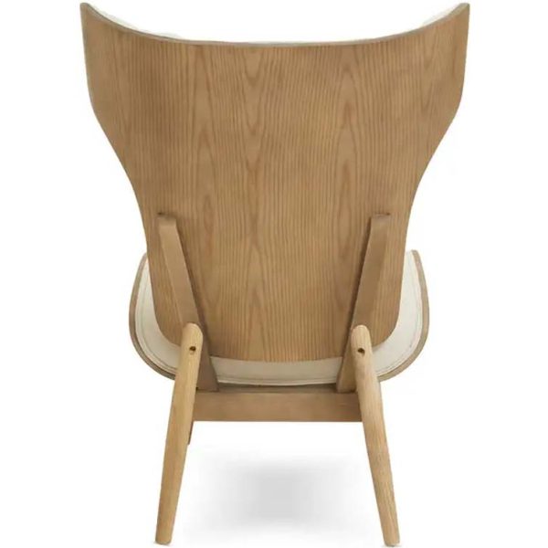 Fifty Five Avenue Vinsi Beige Chair With Winged Back - Image 5