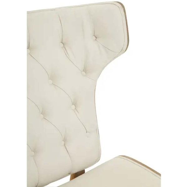 Fifty Five Avenue Vinsi Beige Chair With Winged Back - Image 7