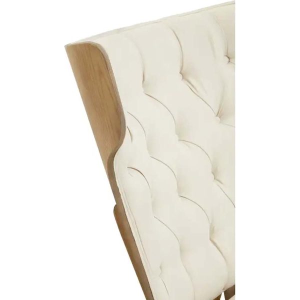 Fifty Five Avenue Vinsi Beige Chair With Winged Back - Image 9