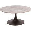 Libra Interiors Bosworth Round Smokey Quartz Coffee Table 80cm