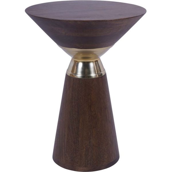 Libra Interiors Amalfi Wooden Side Table - Image 3