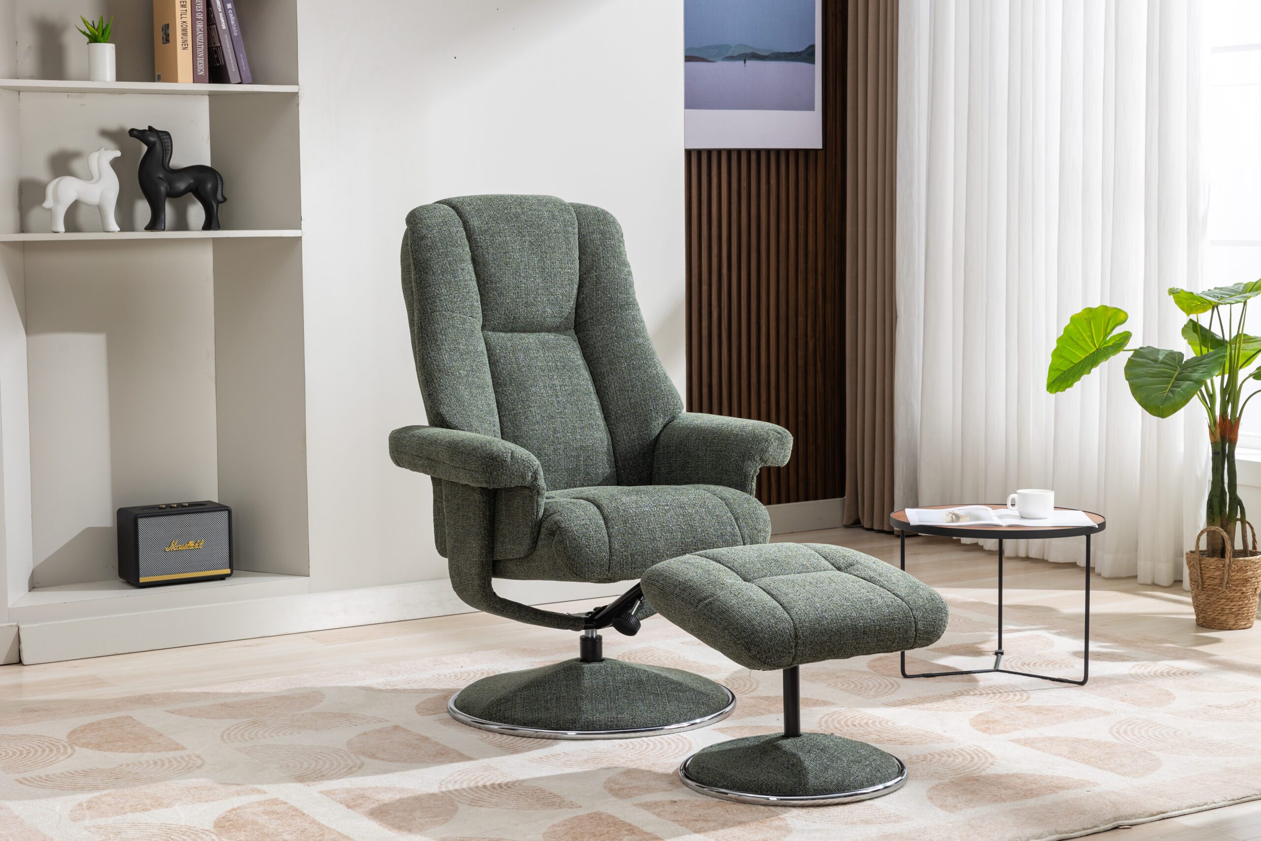Global Furniture Alliance Dubai Swivel Recliner Chair - Available in 15 Colours