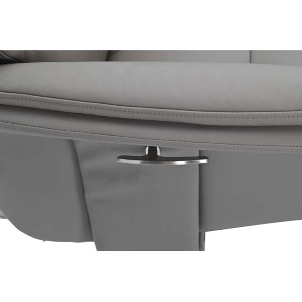 Global Furniture Alliance Hudson Swivel Recliner & Footstool - Image 86