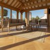 Maze - Martinique 3 Seat Sofa Set - Light Brown - Image 12