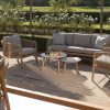 Maze - Martinique 3 Seat Sofa Set - Light Brown - Image 5