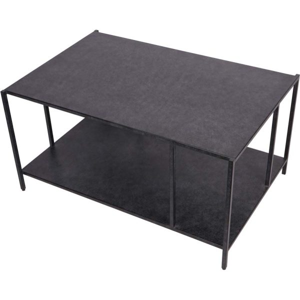 Libra Interiors Brooks Coffee Table Mottled Black - Image 3