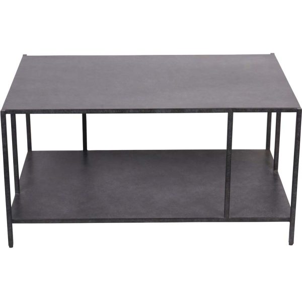 Libra Interiors Brooks Coffee Table Mottled Black - Image 4