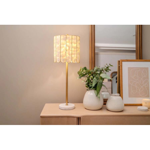 Mindy Brownes Mother of Pearl Buffet Lamp - Image 3