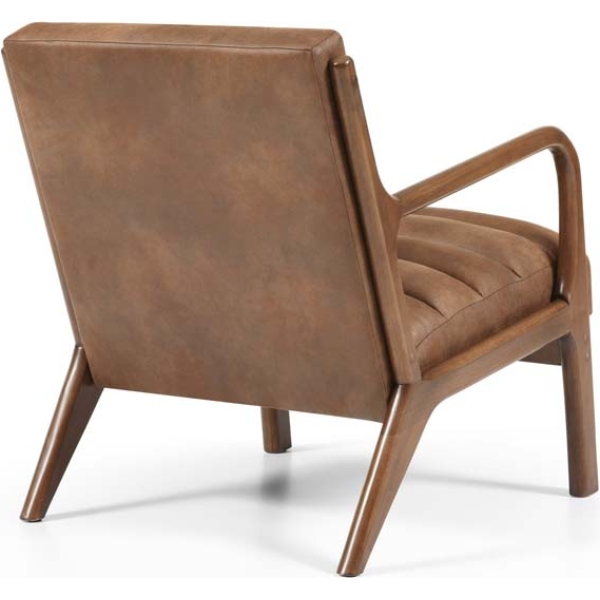Kyoto Inca Chair Walnut Frame - Available in 4 Colours - Image 9