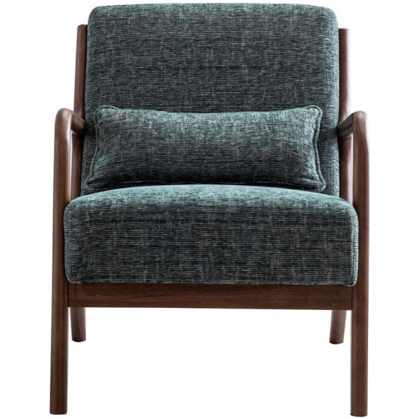 Kyoto Inca Chair Walnut Frame - Available in 4 Colours - Image 17