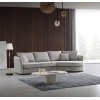 Willow Collection Aluxo Rubin Corner Chaise in Pebble Boucle