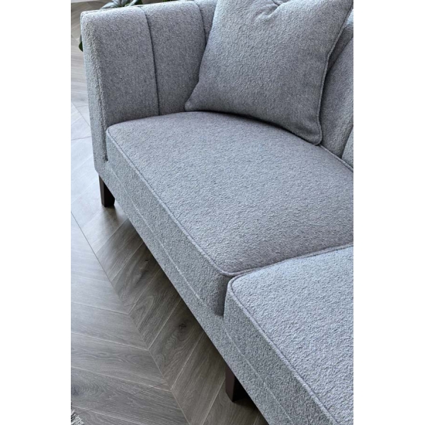 Willow Collection Aluxo Cooper 3 Seater Sofa in Dolphin Boucle - Image 4