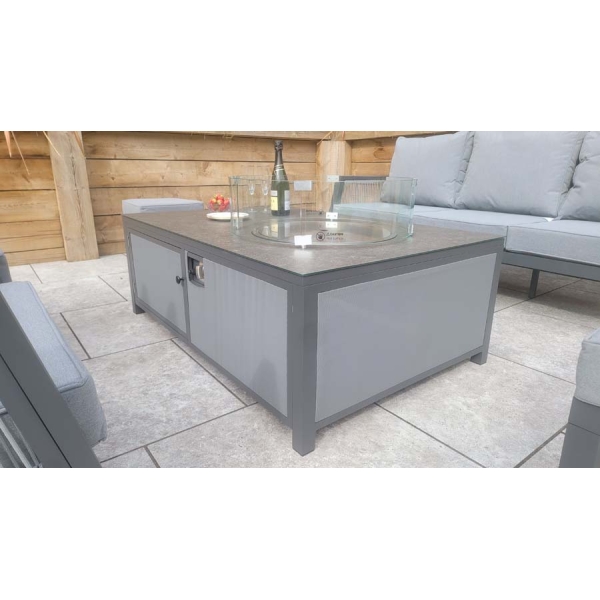Signature Weave Bettina 3 Seat Sofa + 2 Armchairs & Gas fire Pit Table - Image 18