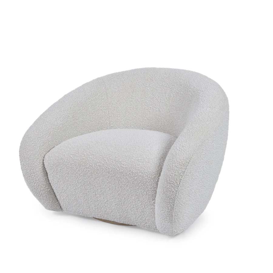 Mindy Brownes Morgan Swivel Bouclé Armchair