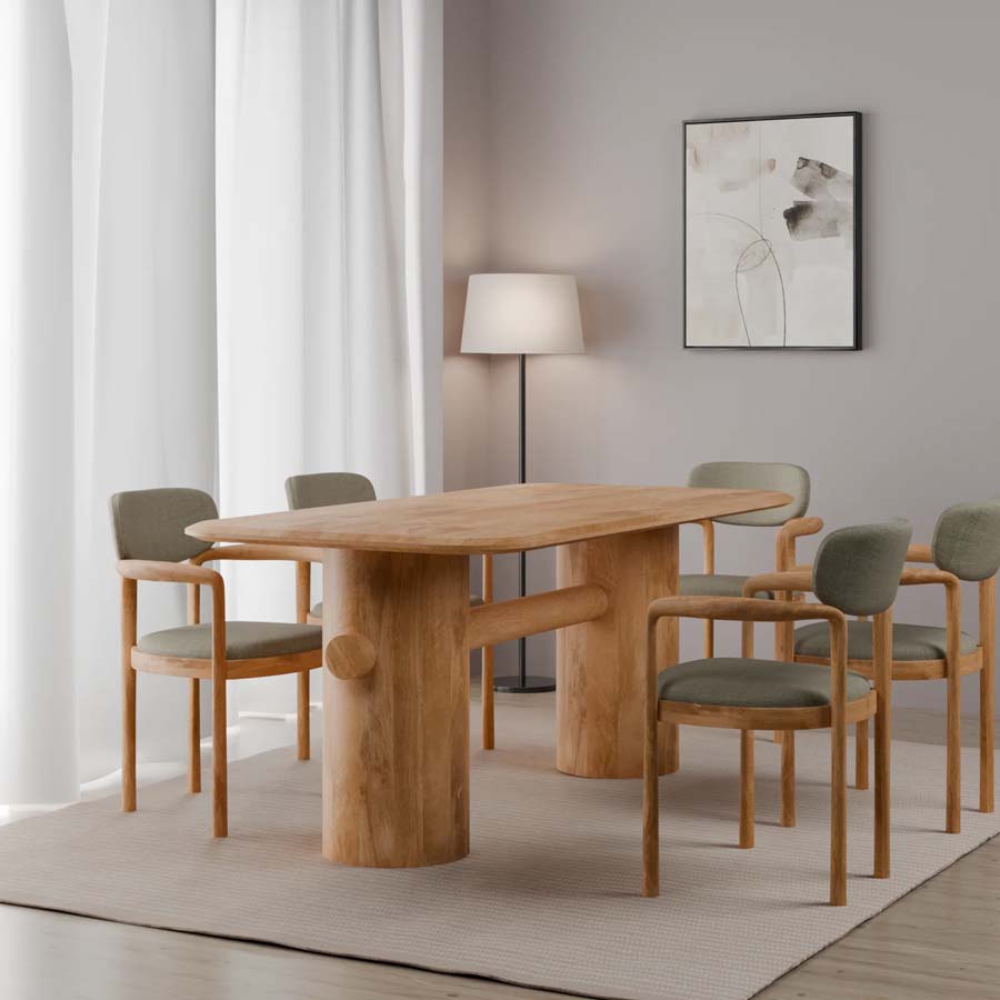 Xavier Home Mia Mango Wood Dining Table