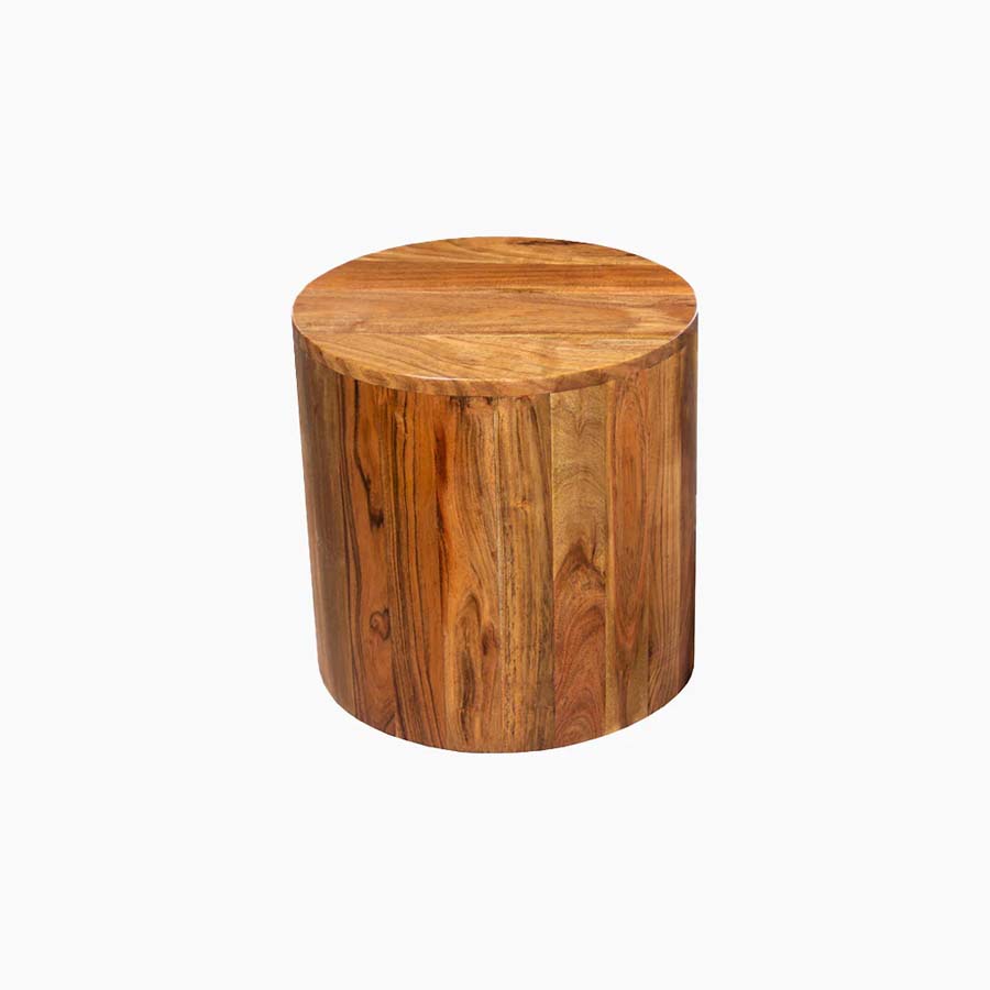 Xavier Home Jesper Rustic Acacia Wood End Table