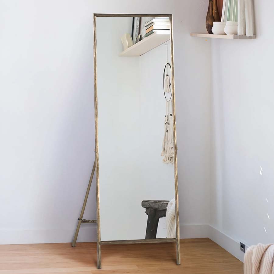 Xavier Home Rome Floor Stand Iron Mirror