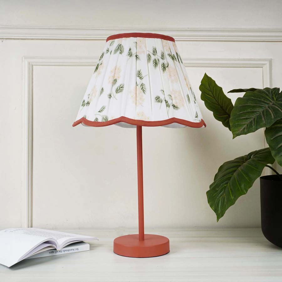 Xavier Home Tobias Peach Metal Table Lamp