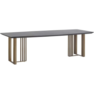 Richmond Interiors Maverick Dining Table 220cm - Charcoal