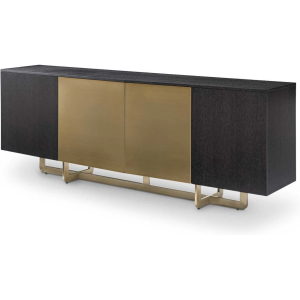 Richmond Interiors Dax 4 Door Sideboard - Charcoal