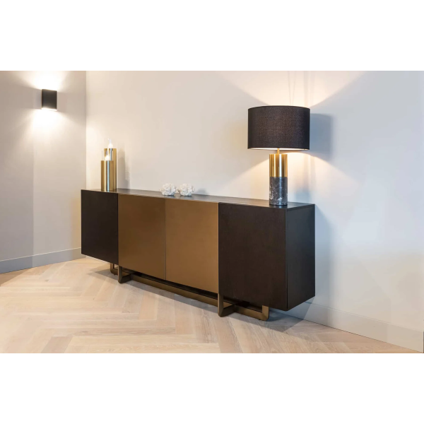 Richmond Interiors Dax 4 Door Sideboard - Charcoal - Image 8
