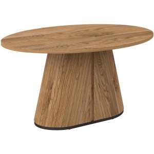 Bentley Designs Vega Rustic Oak & Peppercorn 4 Seater Table