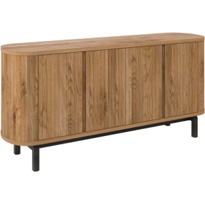 Bentley Designs Vega Rustic Oak & Peppercorn Wide Sideboard
