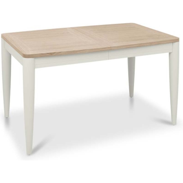 Bentley Designs Larsen Scandi Oak & Soft Grey 4-6 Extension Dining Table - Image 3