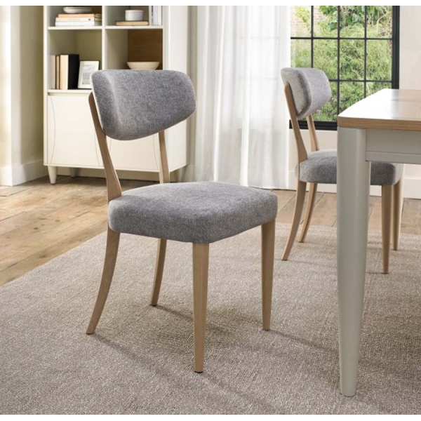 Larsen Scandi Oak Upholstered Chair (Pair) - Available in 2 Colours - Image 3