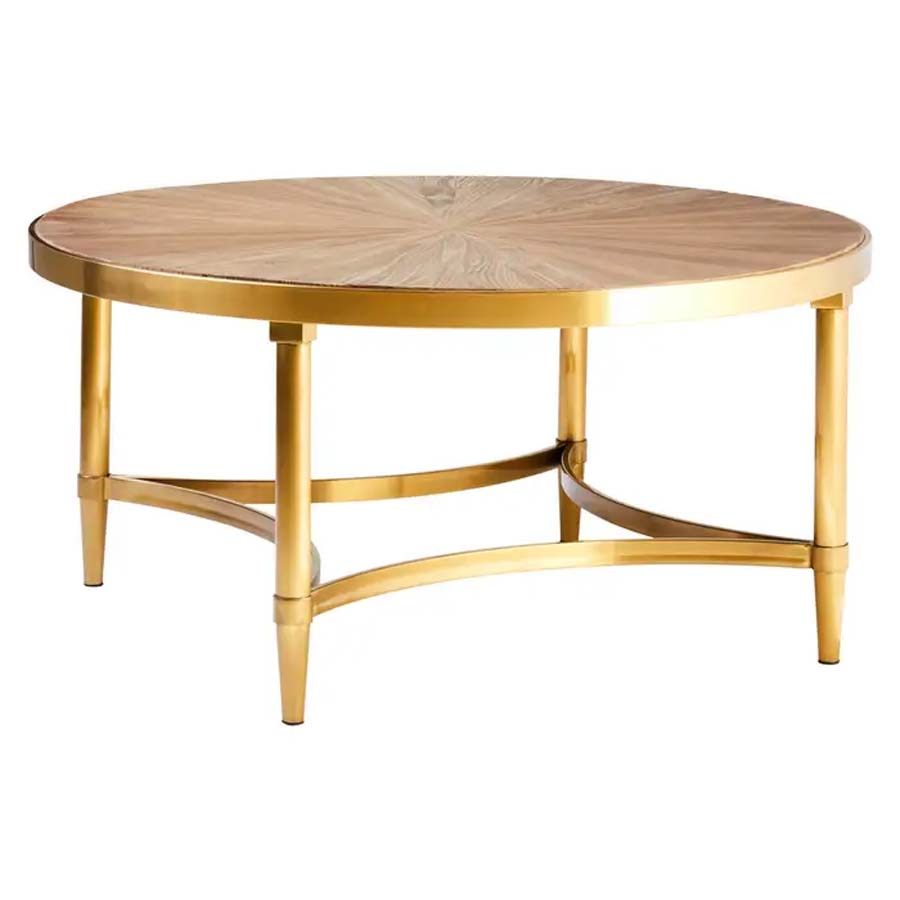 Fifty Five Avenue Lana Coffee Table With Curved Frame