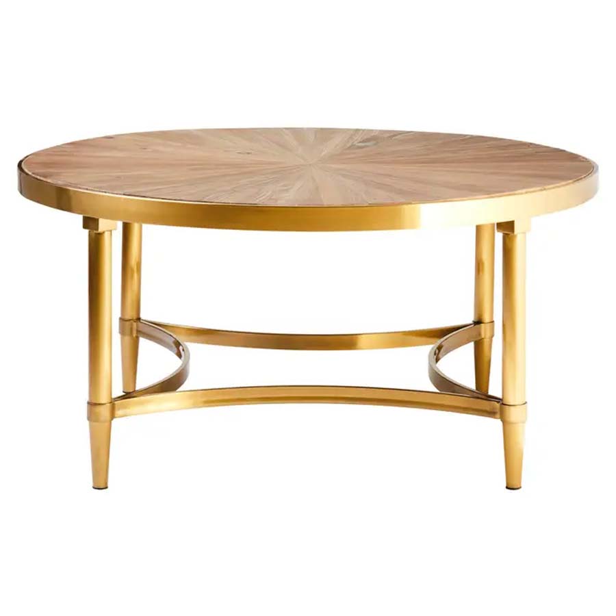 Fifty Five Avenue Lana Coffee Table With Curved Frame