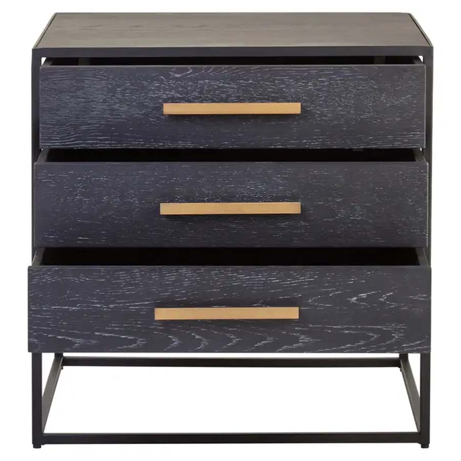 Fifty Five Avenue Jude Three Drawer Side Table