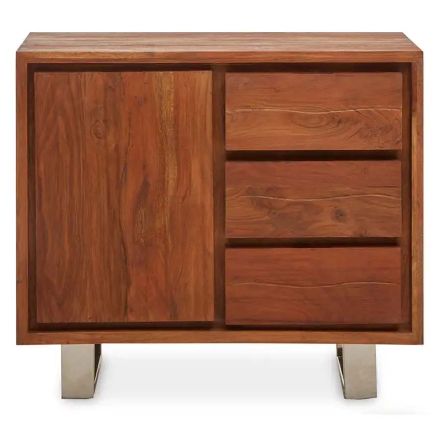 Fifty Five Avenue Pimla Acacia One Door Sideboard