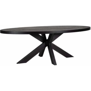 Richmond Interiors Watson Dining Table 235cm - Black & Black Legs