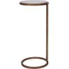 Libra Interiors Iota Accent Table White Banswara Marble - Image 3