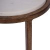 Libra Interiors Iota Accent Table White Banswara Marble - Image 6