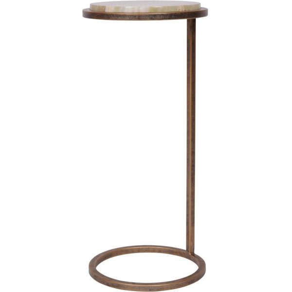 Libra Interiors Lota Accent Table Green Onyx - Image 3