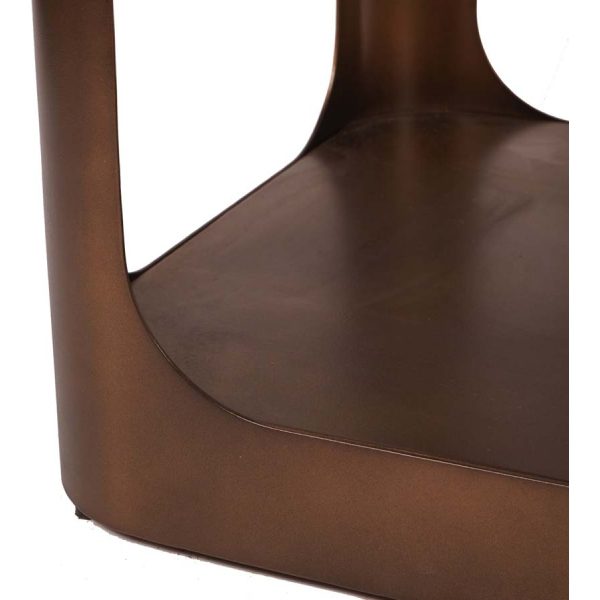 Libra Interiors Thorpe Metal and Glass Console Table - Image 6