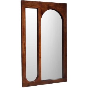 Libra Interiors Monterey Wooden Floor Standing Mirror