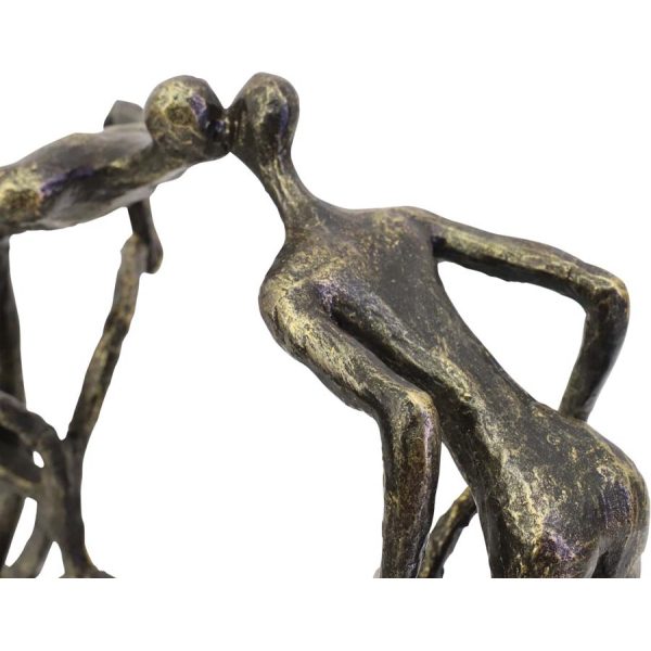 Libra Interiors Smooching Cyclist Sculpture - Image 4