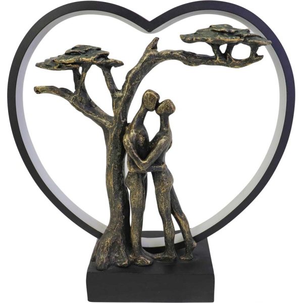 Libra Interiors Loving Couple Light Sculpture LED USB - Image 3