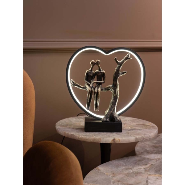 Libra Interiors Lovers on Branch Light Sculpture LED USB - Image 7