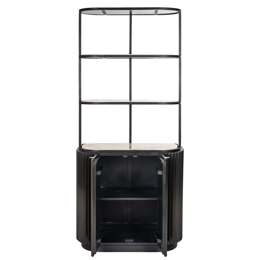 Richmond Interiors Hampton 2 Door 2 Shelf Cabinet