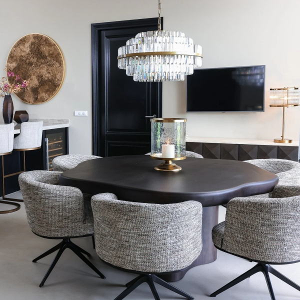 Richmond Interiors Sherman Organic Dining Table 152cm - Image 7