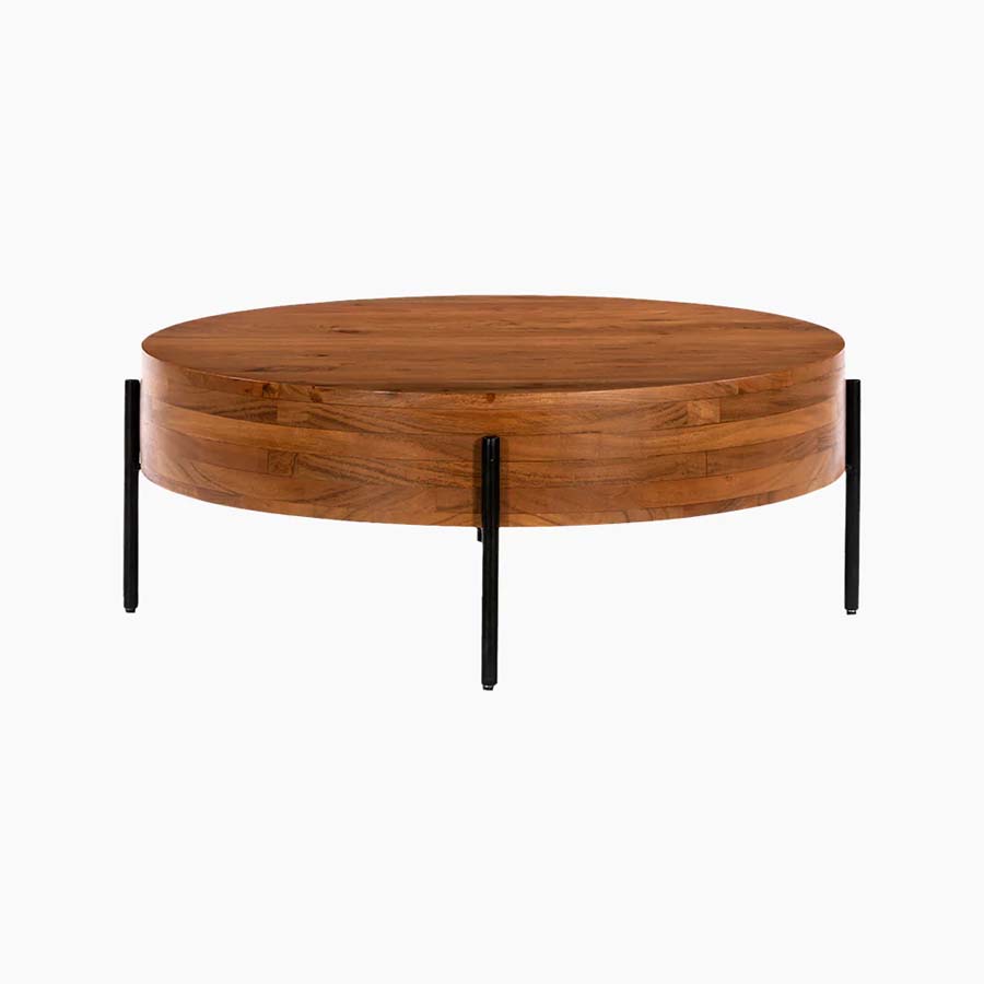 Xavier Home Solomon Acacia Wood Coffee Table