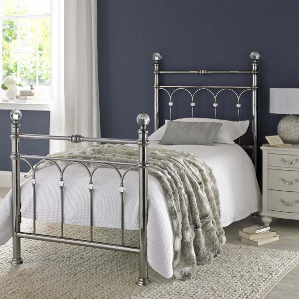 Bentley Designs Krystal  Bedstead - Single - Available in 4 Colours