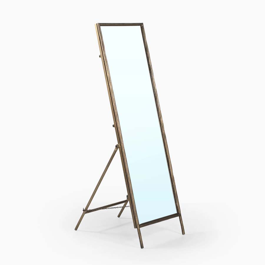 Xavier Home Rome Floor Stand Iron Mirror