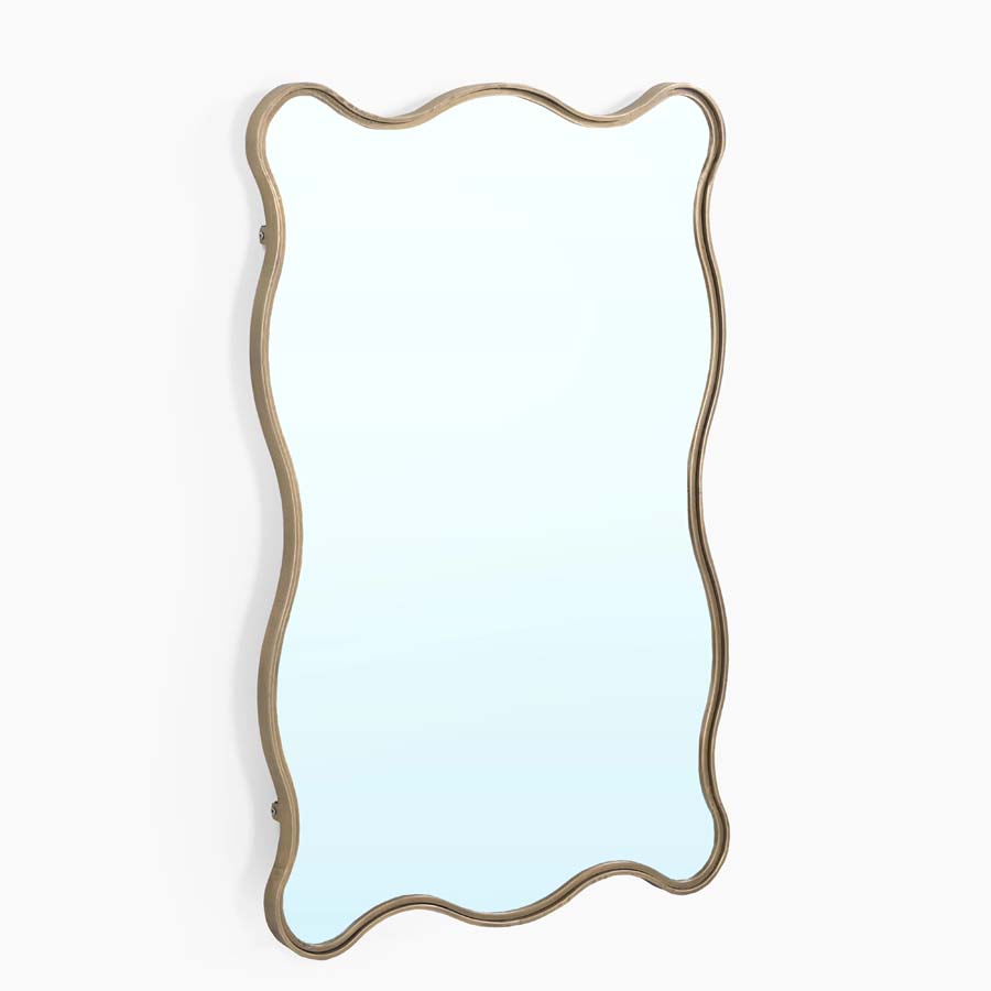Xavier Home Wave Wall Iron Mirror