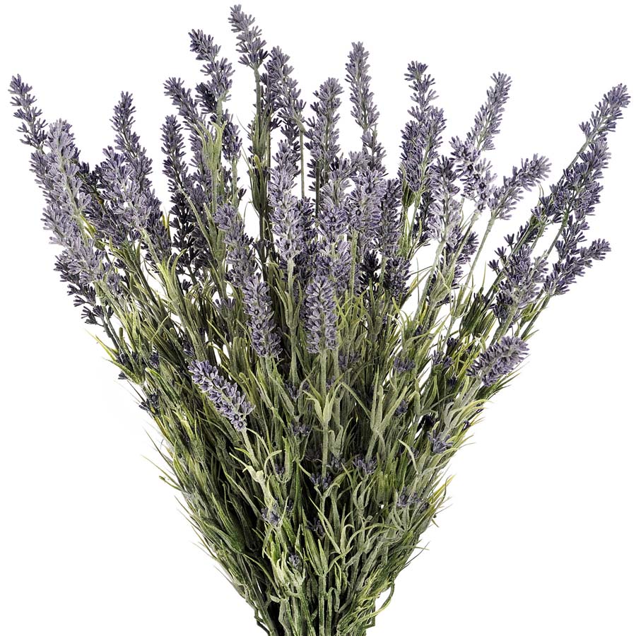 Hill Interiors Large Lavender Bush x 3 Stems